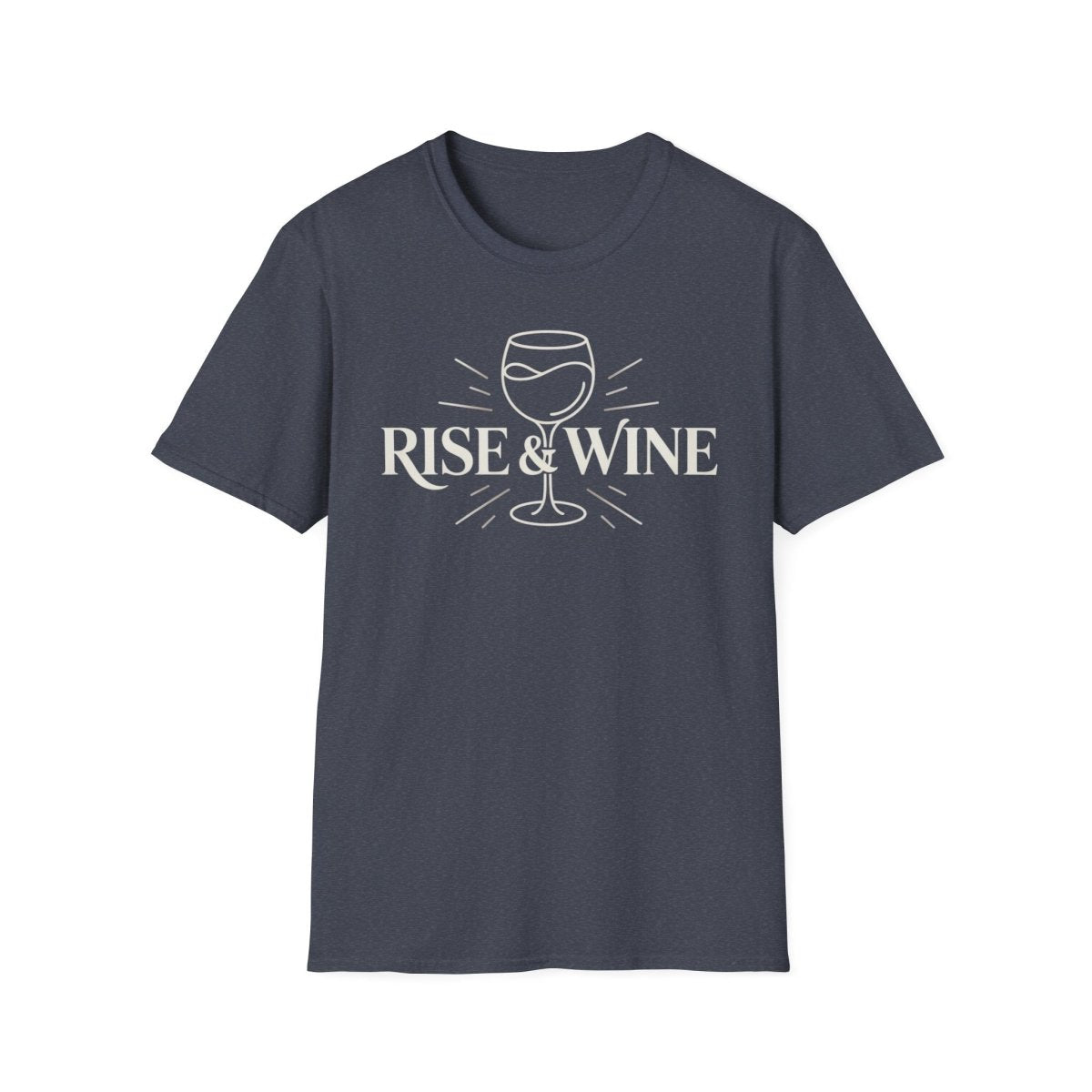 Rise & Wine Glass Burst T-Shirt