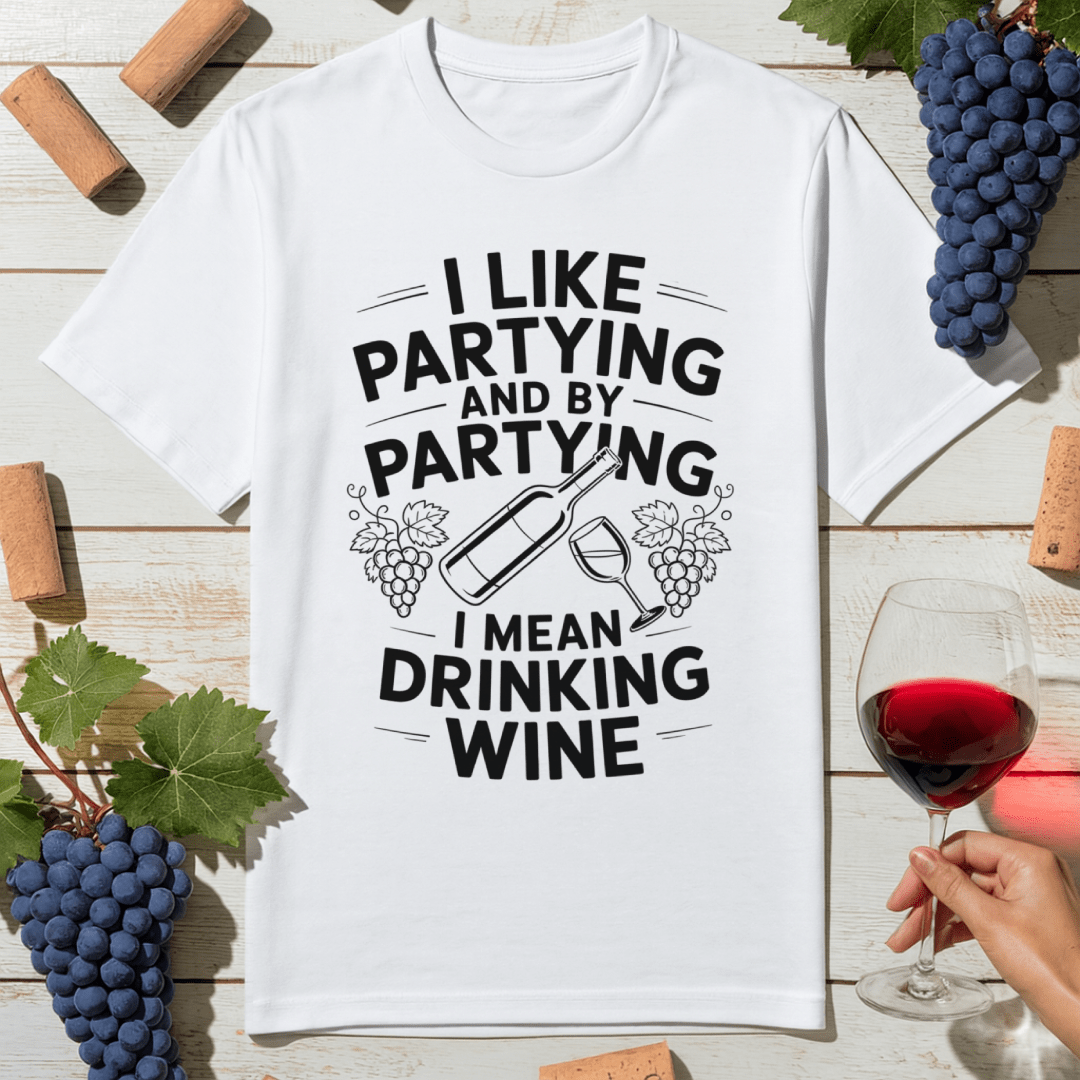Drinking Wine Party T-Shirt