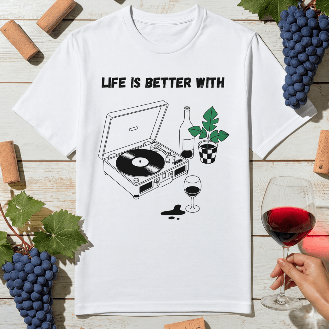 Vinyl Wine T-Shirt