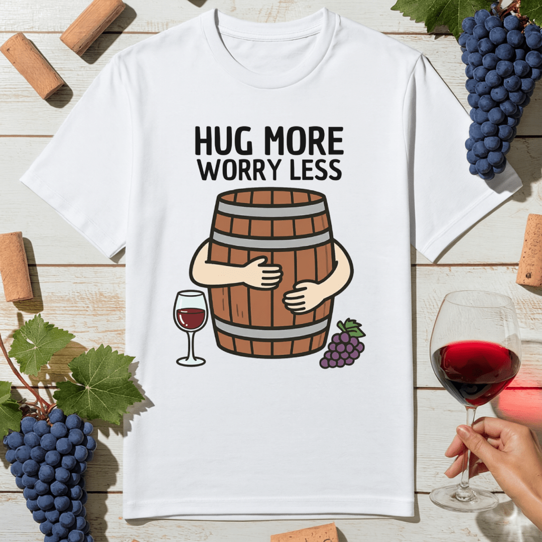 Hug Wine Barrel T-Shirt