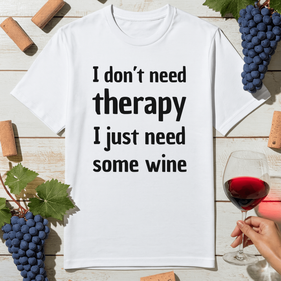 Wine Is My Therapy T-Shirt