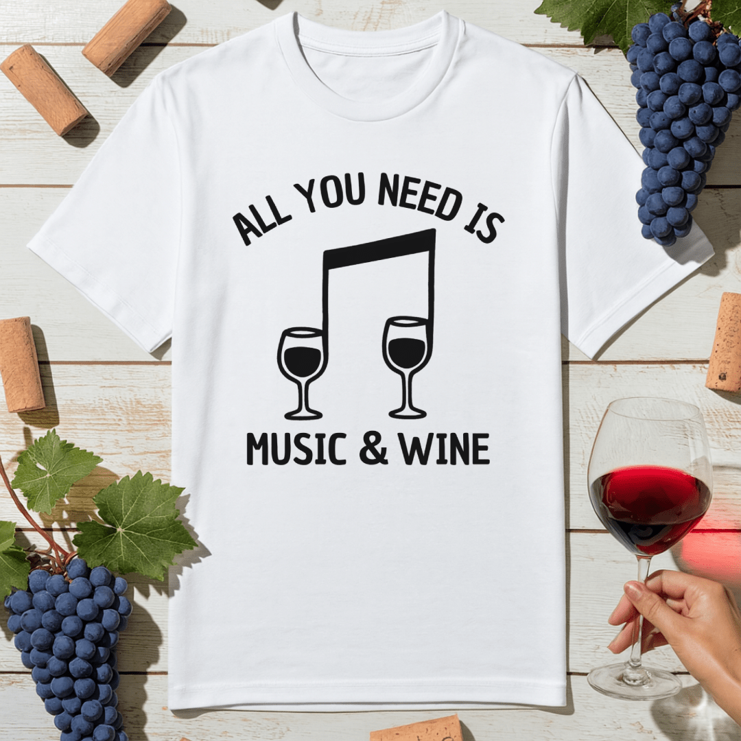 Music & Wine T-Shirt