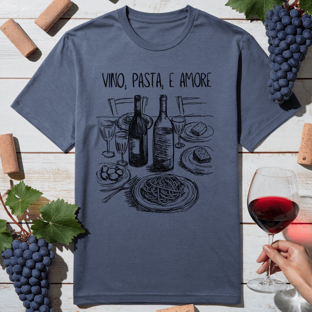 Vino Pasta Love T-Shirt