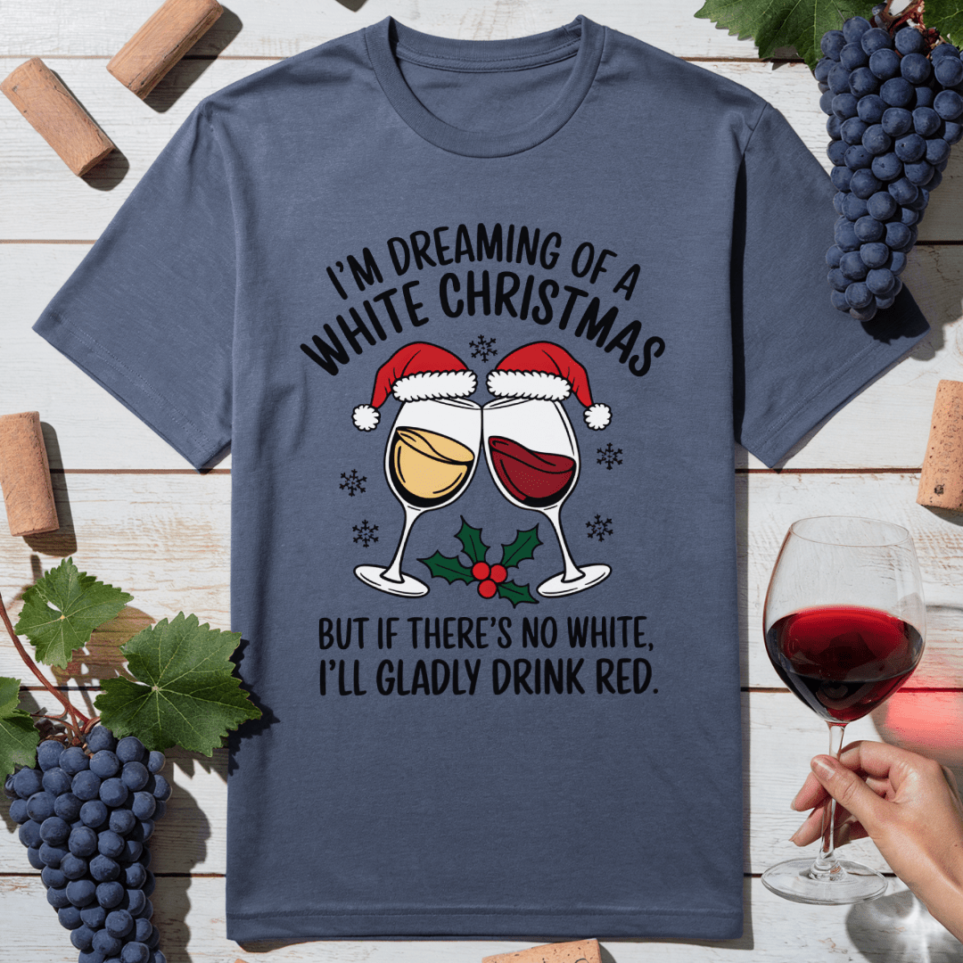 White or Red T-Shirt