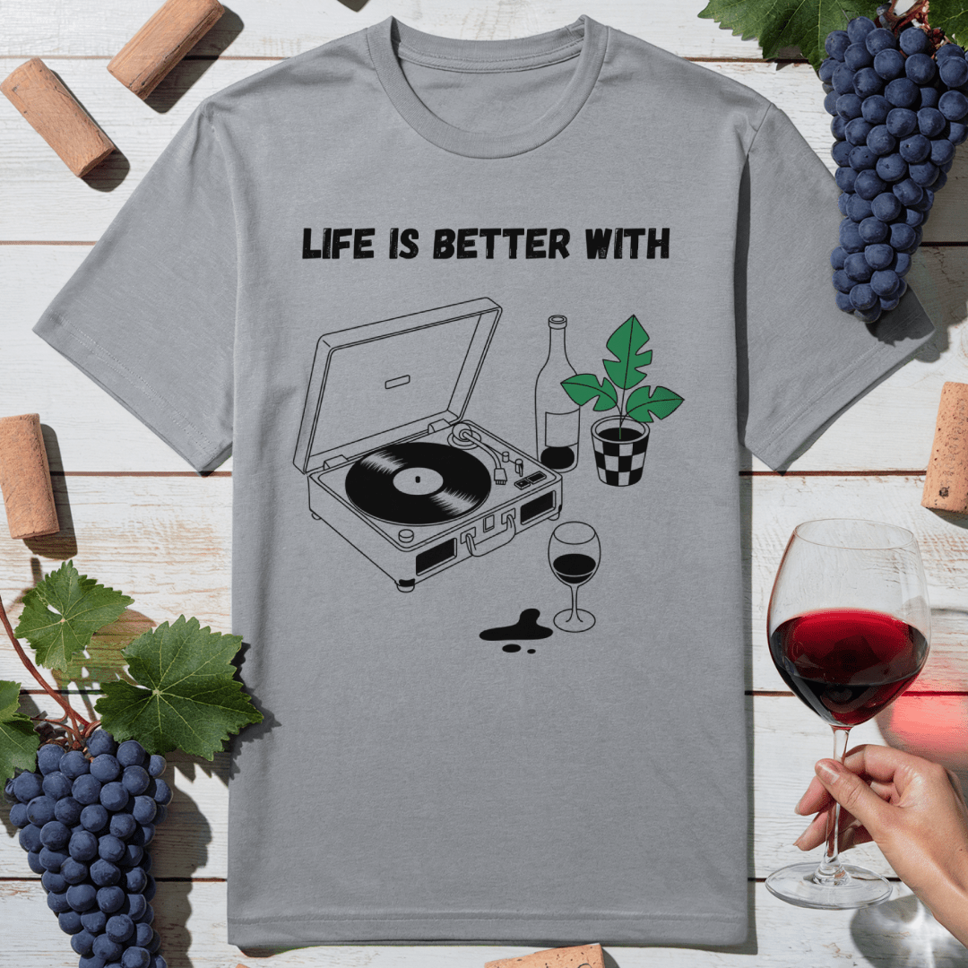 Vinyl Wine T-Shirt