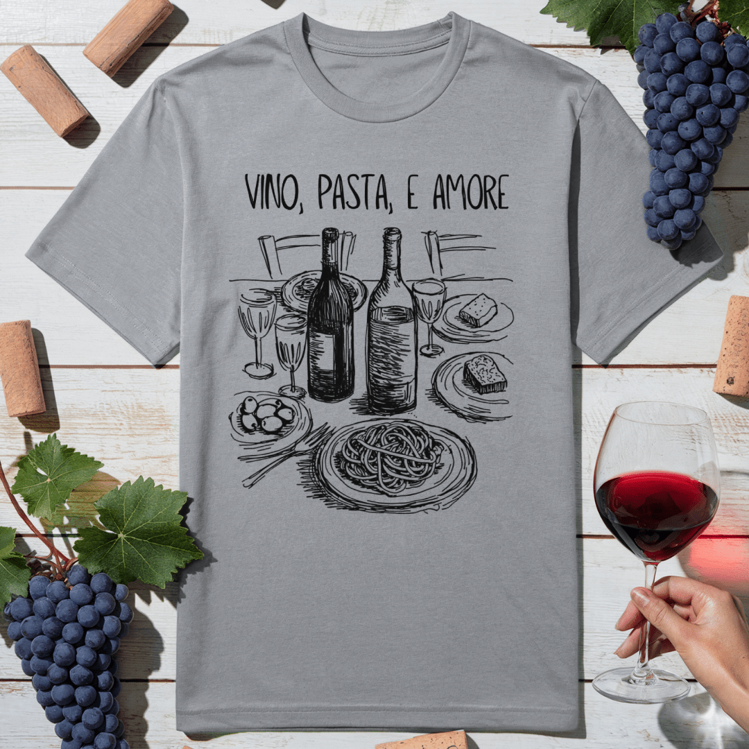 Vino Pasta Love T-Shirt