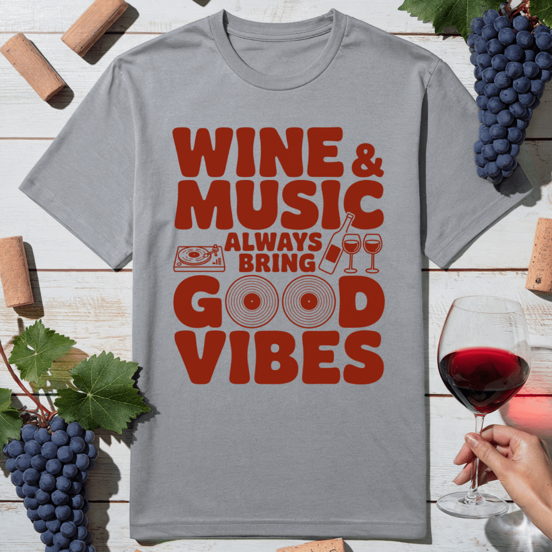 Wine Music Vibes T-Shirt
