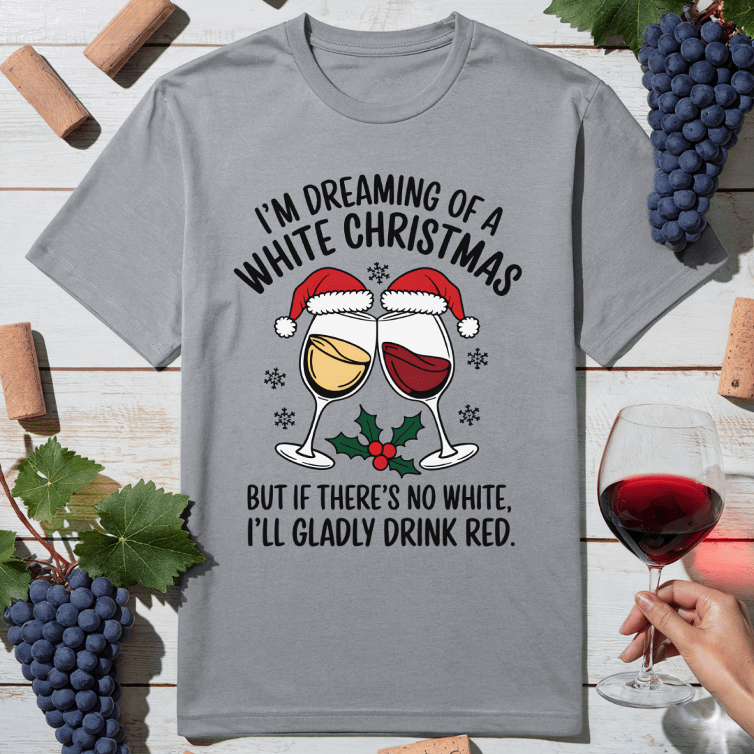 White or Red T-Shirt