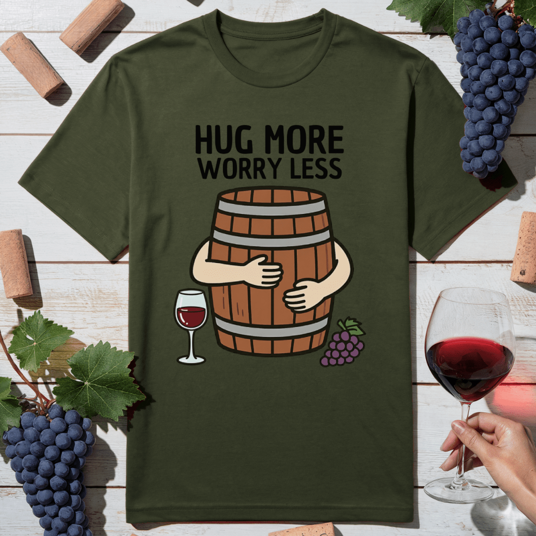 Hug Wine Barrel T-Shirt