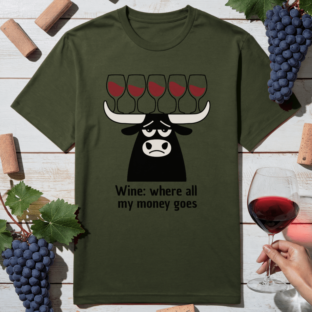 Wine Money Problem T-Shirt