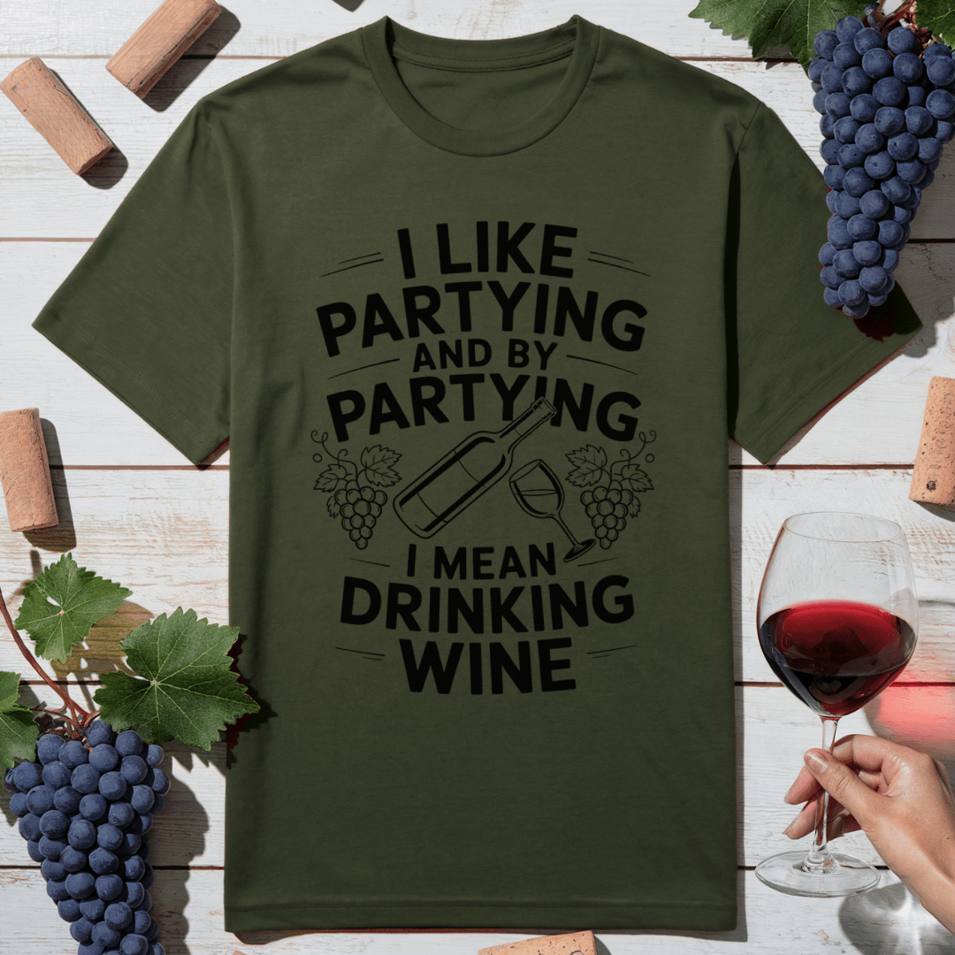 Drinking Wine Party T-Shirt