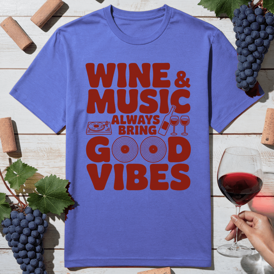 Wine Music Vibes T-Shirt