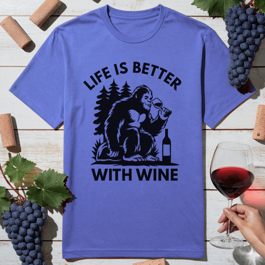 Wine and Sasquatch T-Shirt