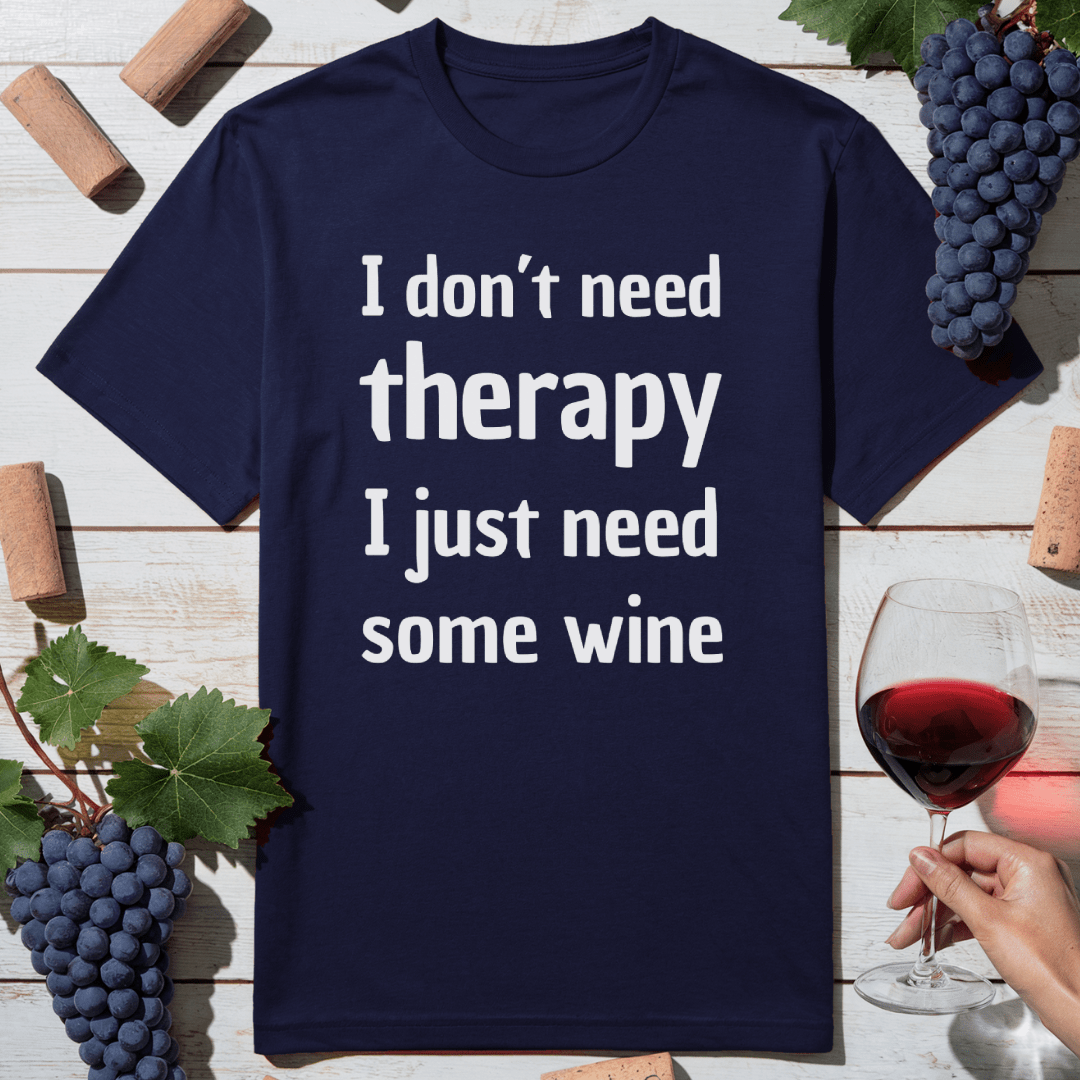 Wine Is My Therapy T-Shirt
