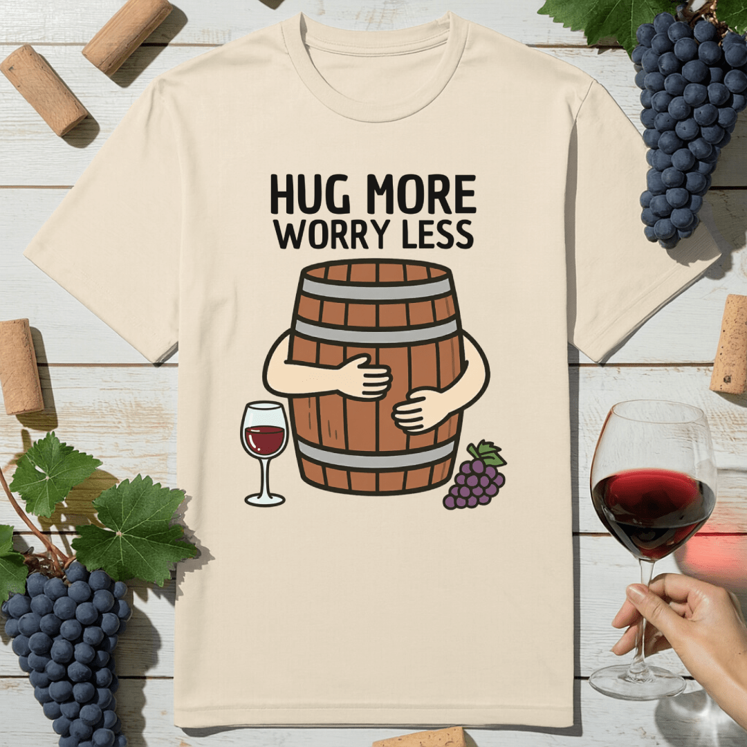 Hug Wine Barrel T-Shirt