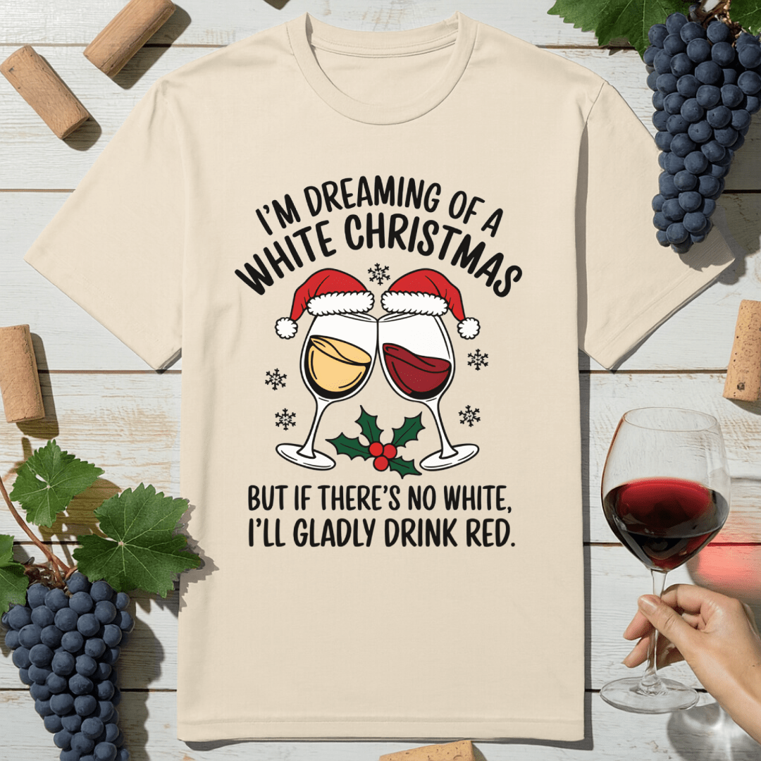 White or Red T-Shirt