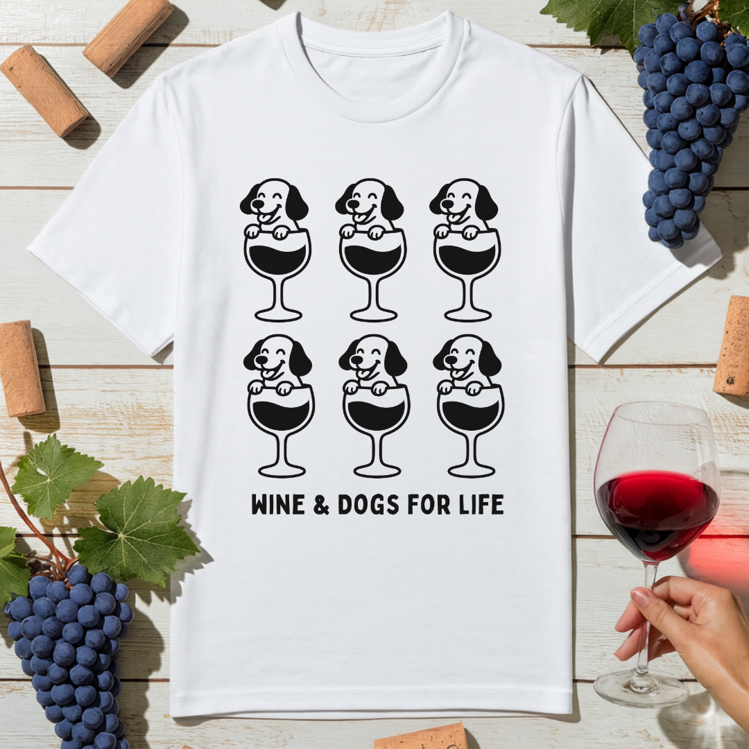 Wine and Woofs T-Shirt