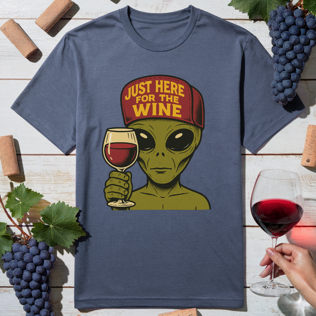 Alien Wine Lover T-Shirt
