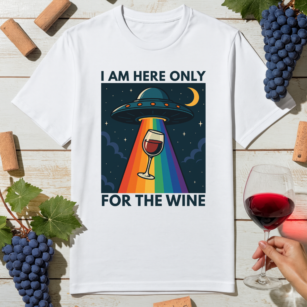 Here for Wine T-Shirt