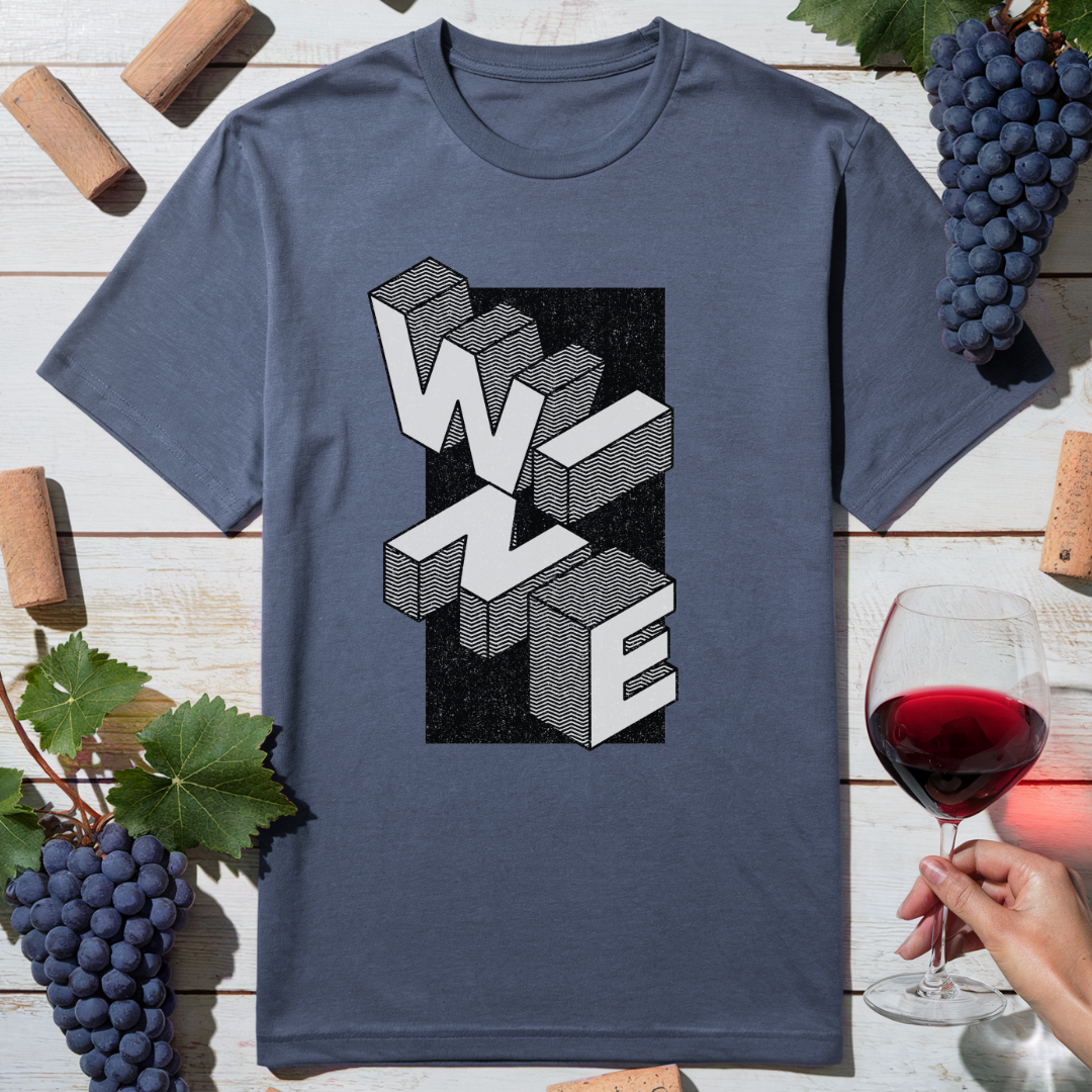 Geometric Wine T-Shirt