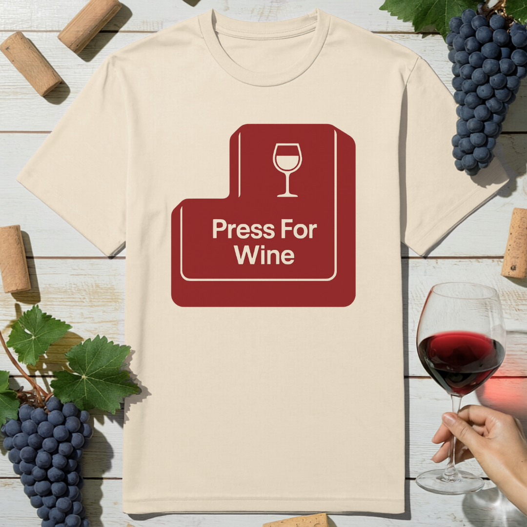 Press For Wine T-Shirt