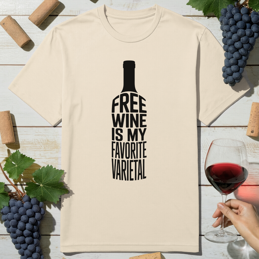 Free Wine Fan T-Shirt