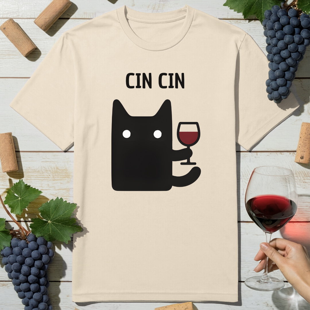 Cheers With Cat T-Shirt