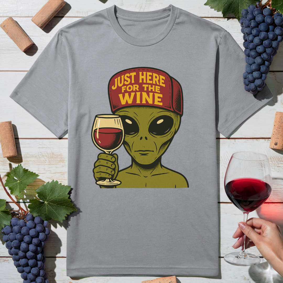 Alien Wine Lover T-Shirt