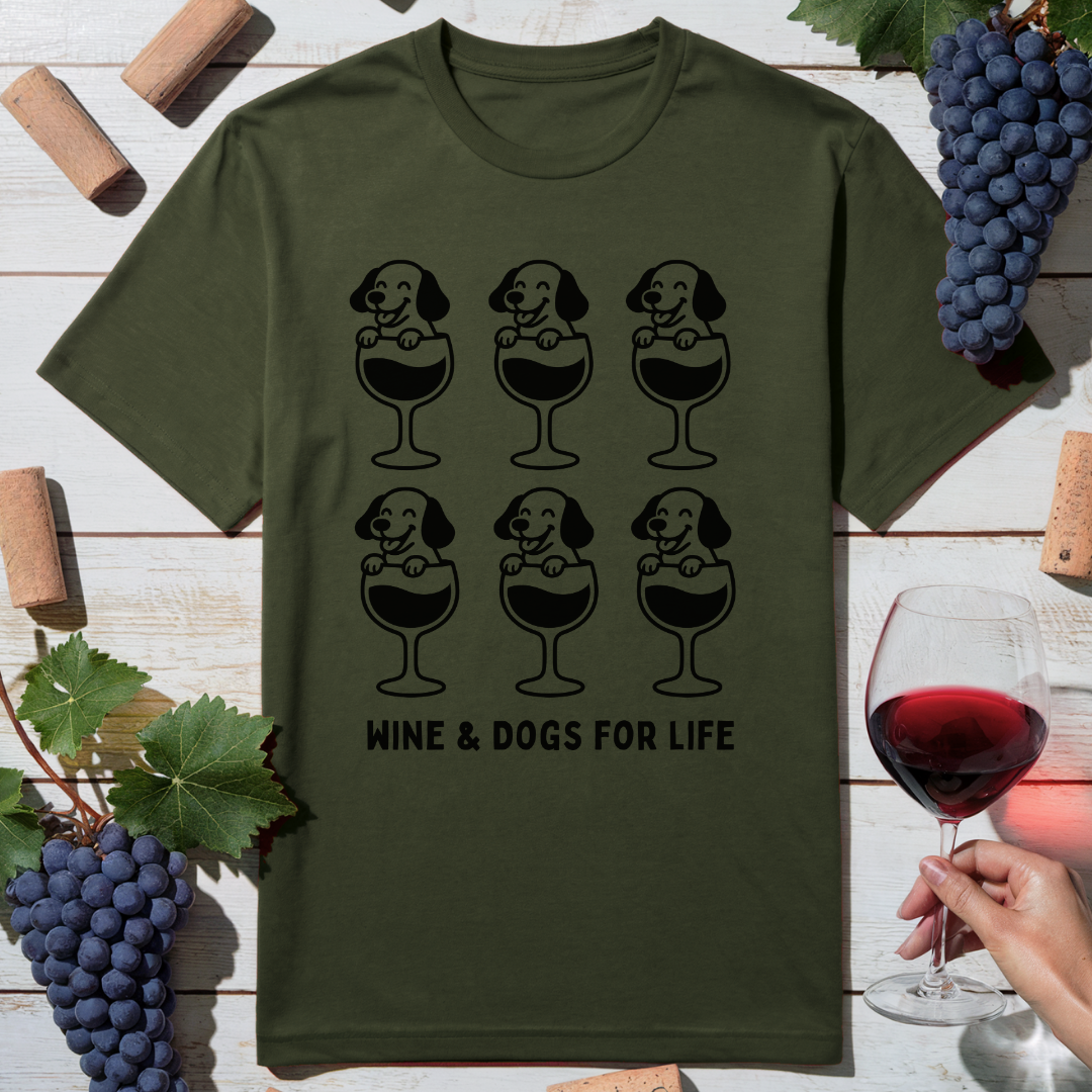 Wine and Woofs T-Shirt
