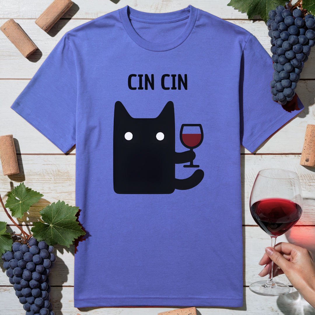 Cheers With Cat T-Shirt
