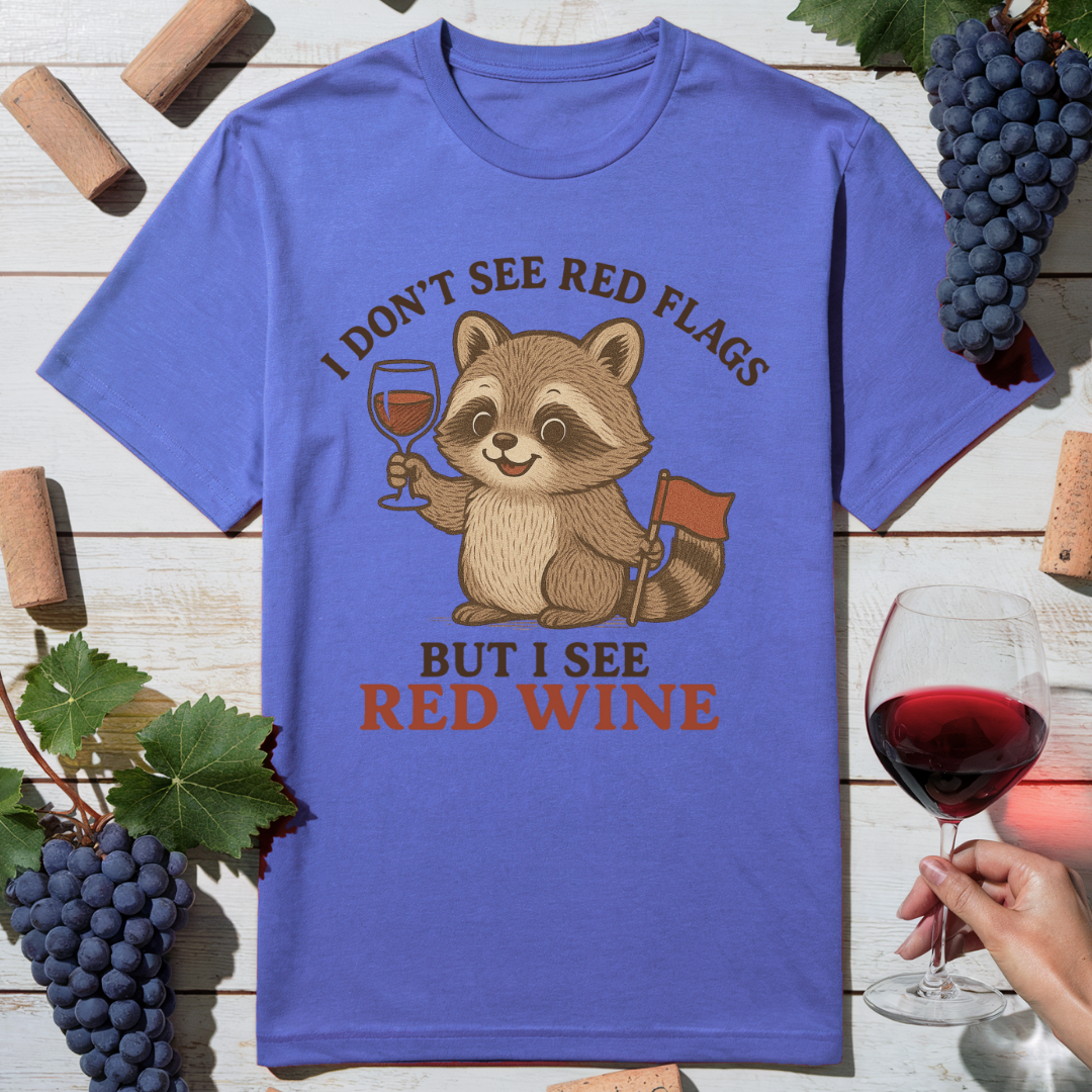 Raccoon Wine T-Shirt