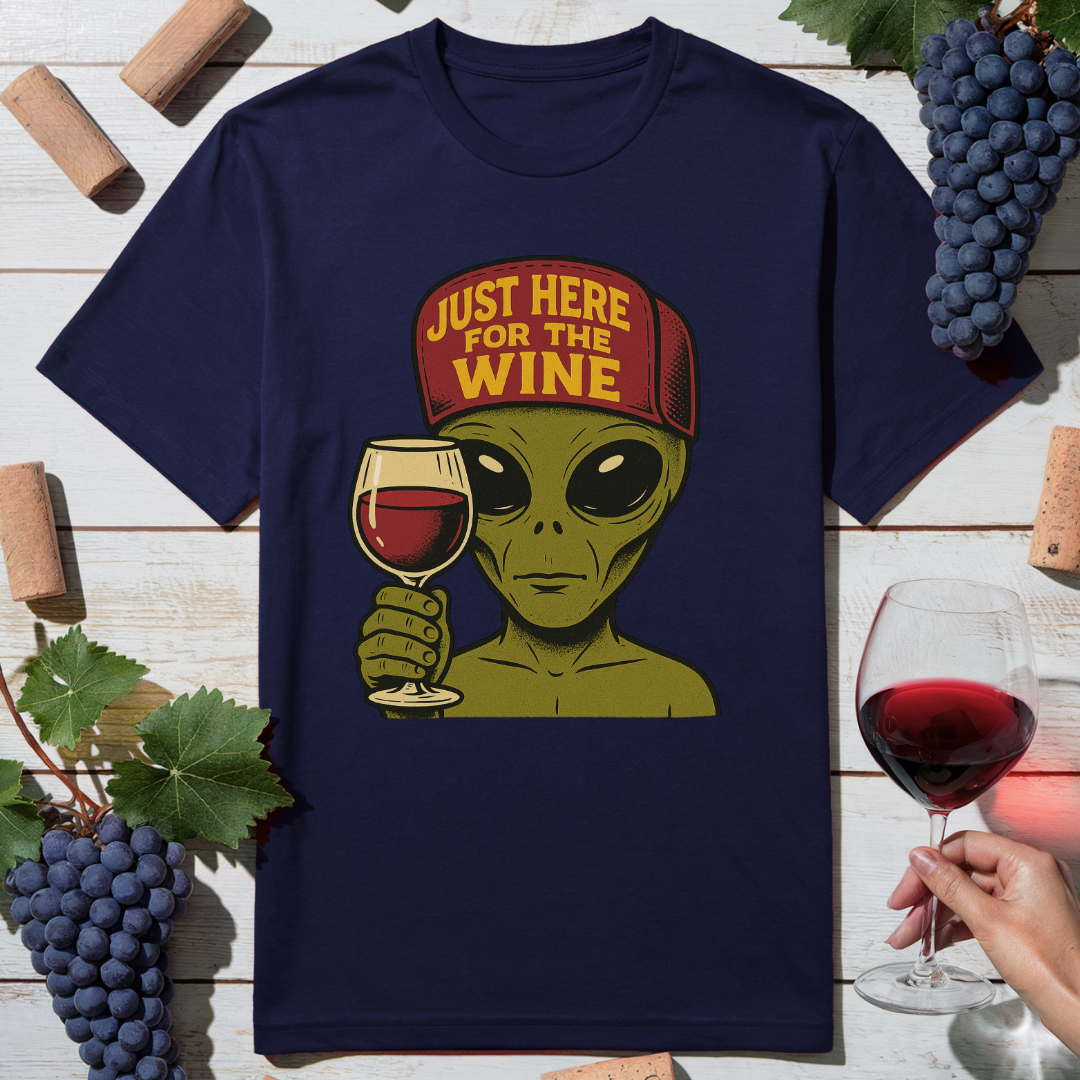 Alien Wine Lover T-Shirt