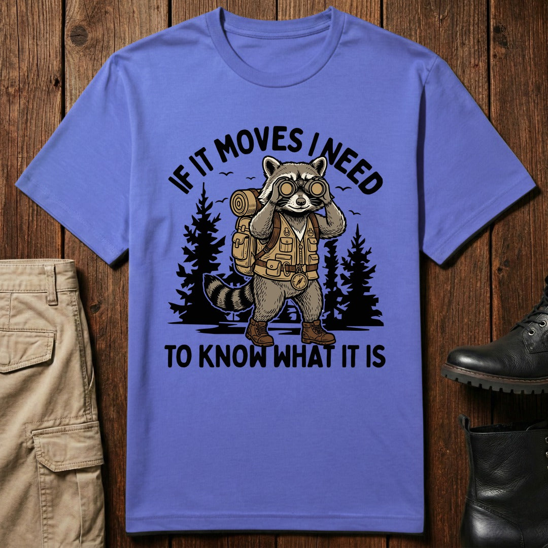 Binocular Raccoon T-Shirt