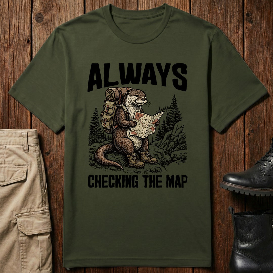 Checking Map T-Shirt