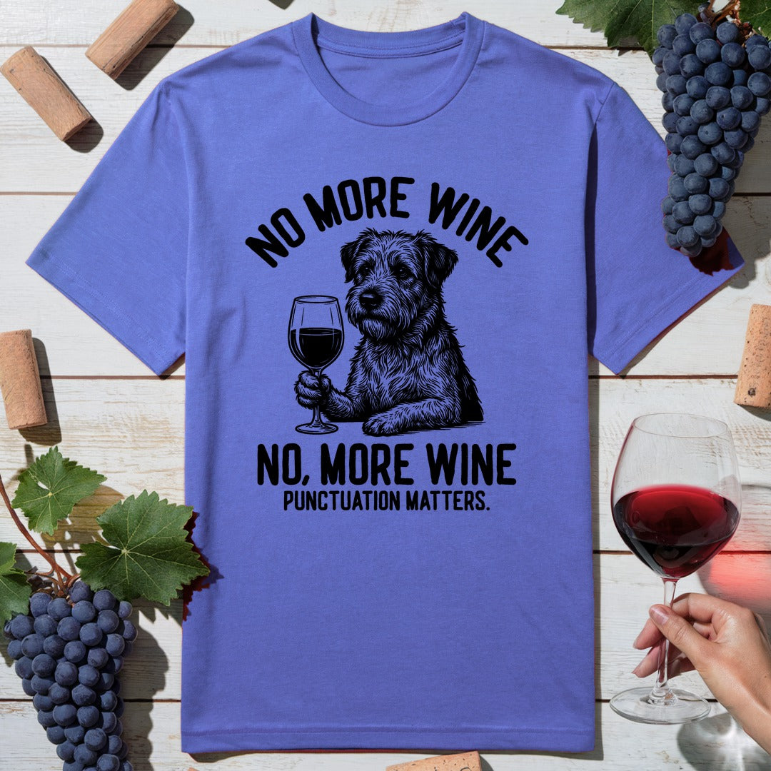 Dog Grammar Wine T-Shirt