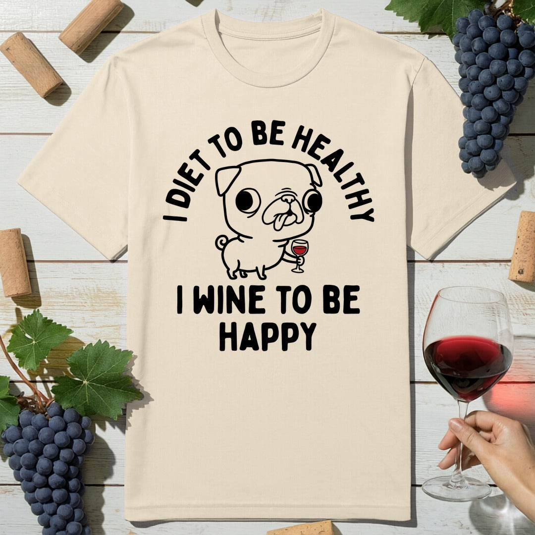 Happy Pug T-Shirt
