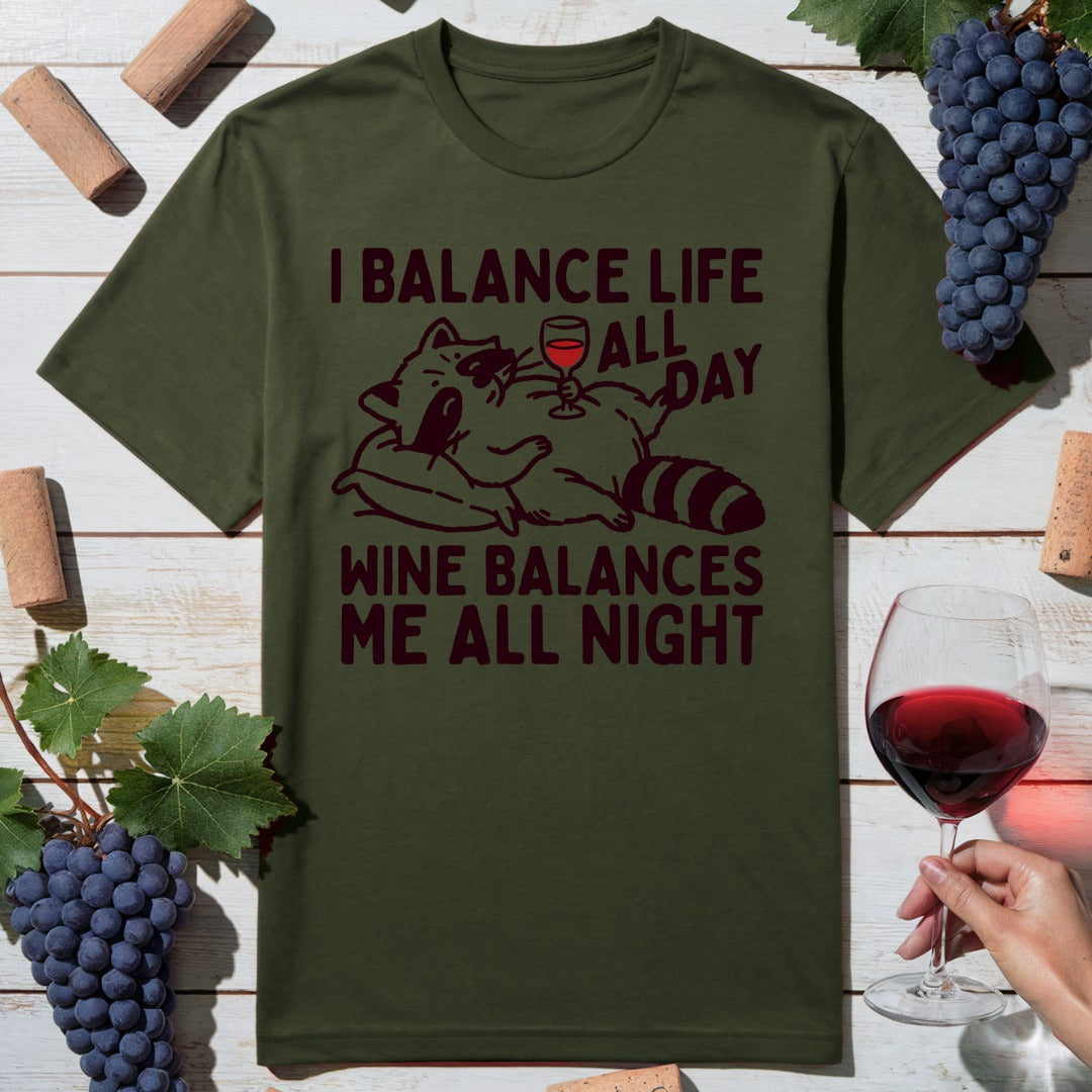 Raccoon Balance T-Shirt