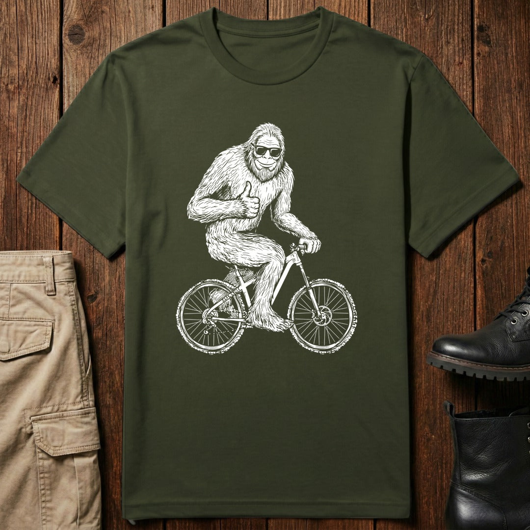 Sasquatch Biker T-Shirt