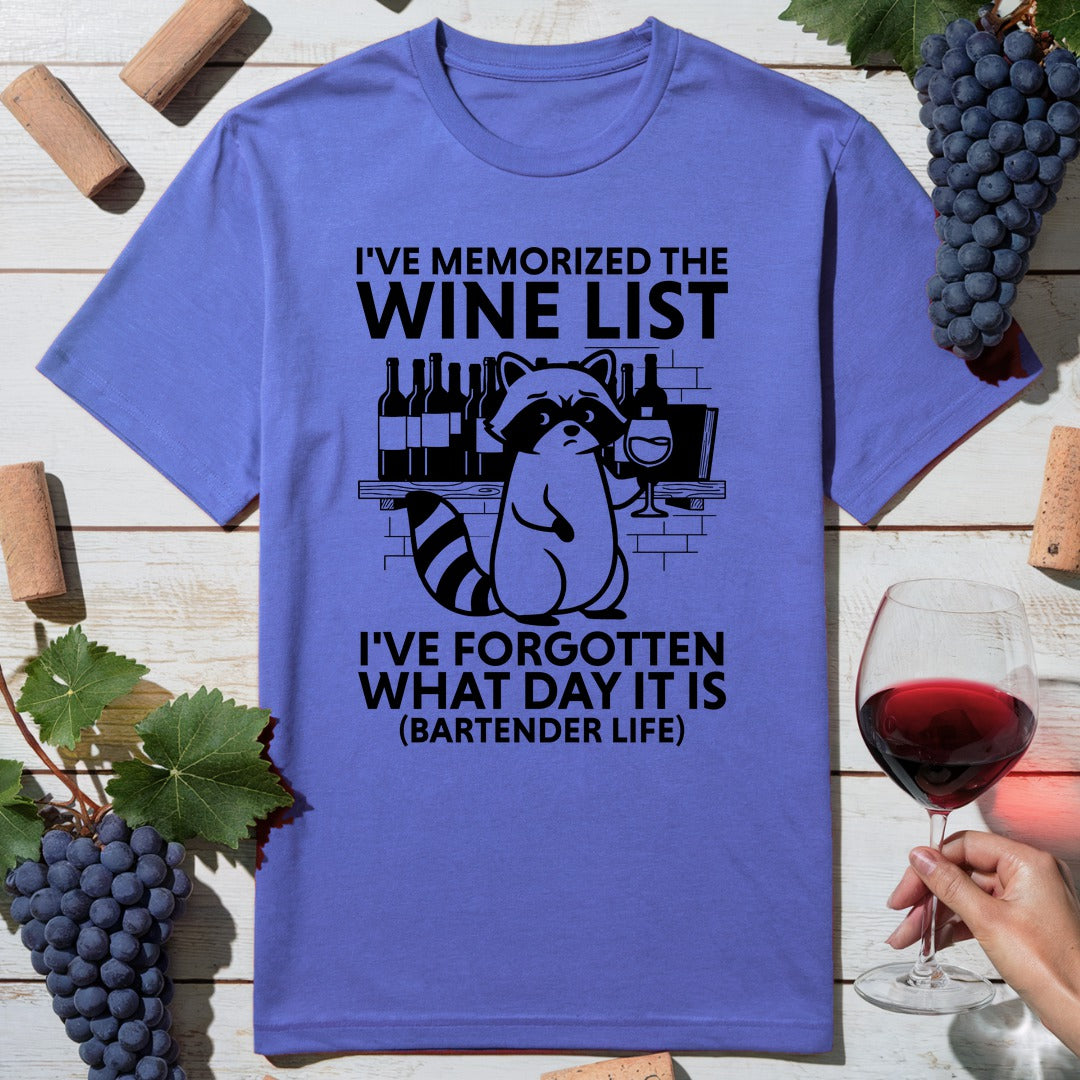 Wine List T-Shirt