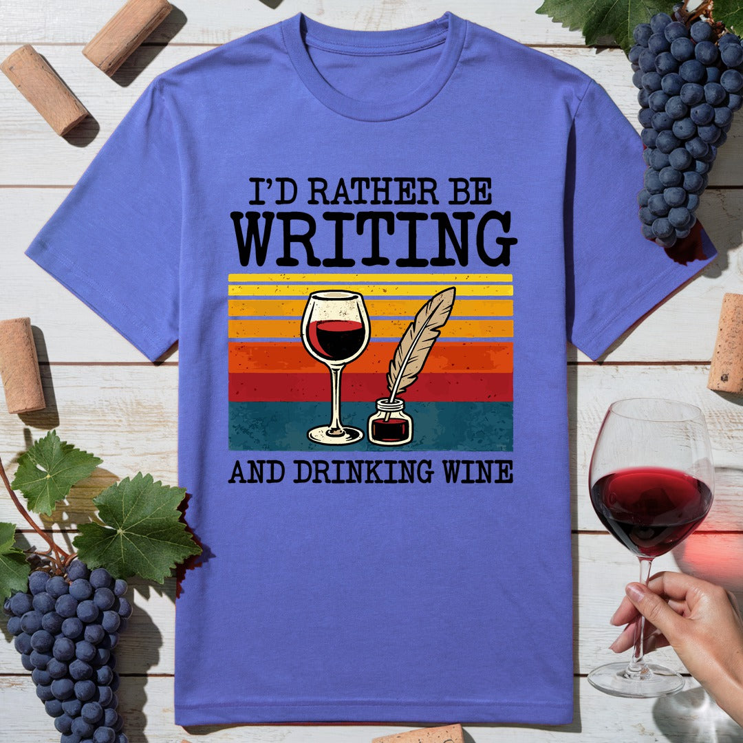 Writing Wine T-Shirt