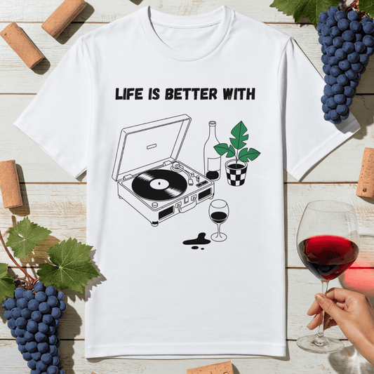 Vinyl Wine T-Shirt