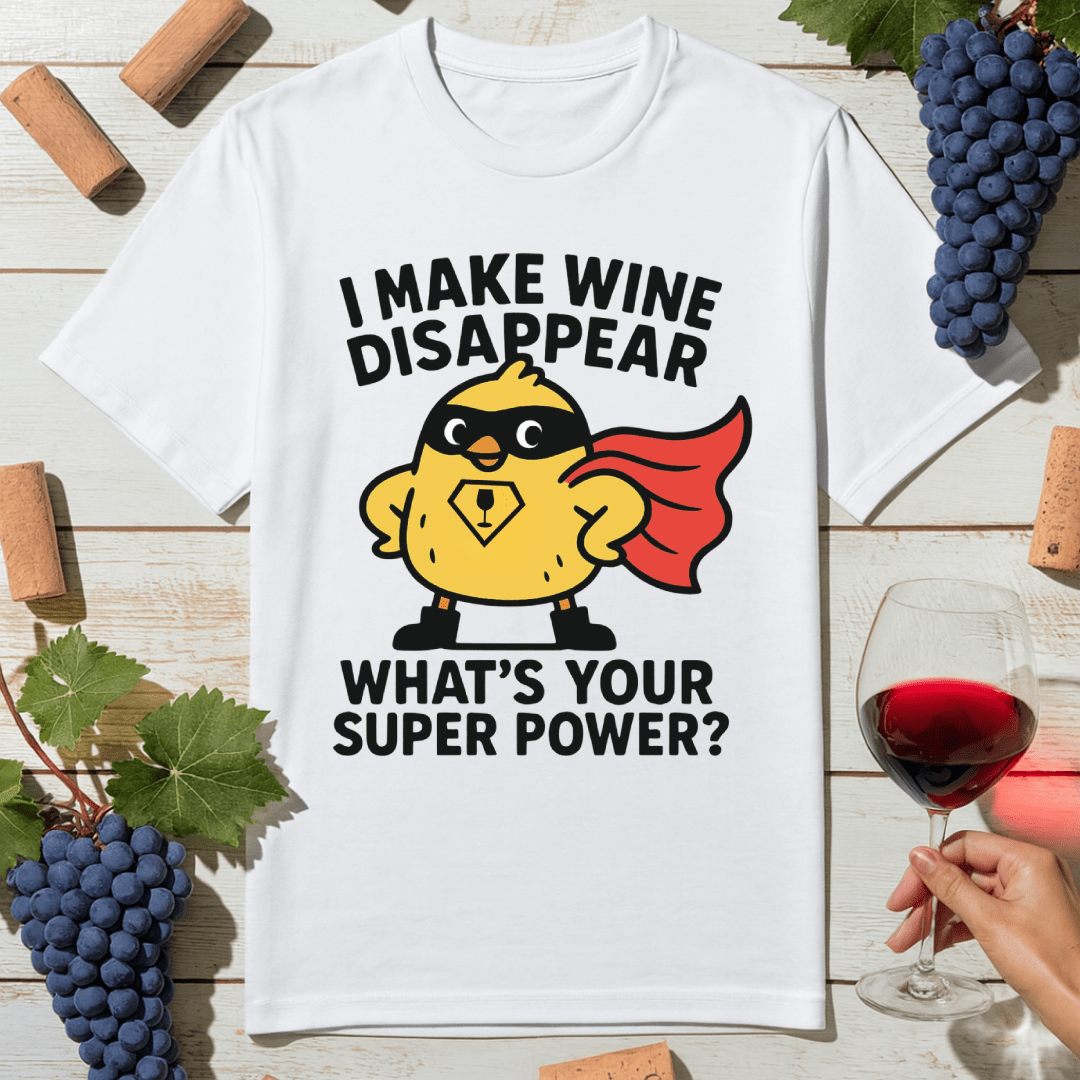 Wine Power Hero T-Shirt