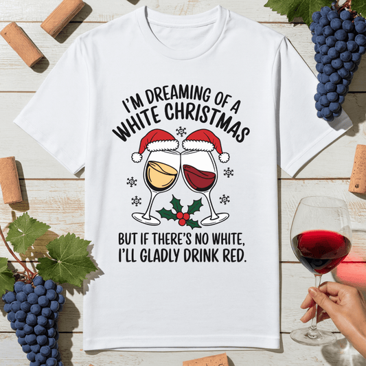 White or Red T-Shirt