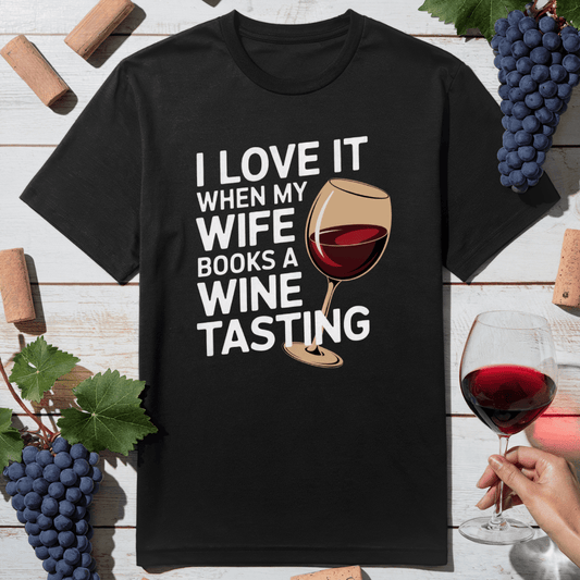 Wine-Obsessed Husband T-Shirt