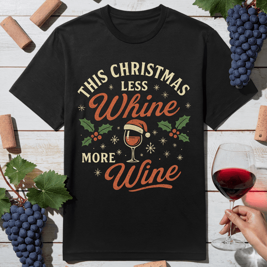Less Whine More Wine T-Shirt