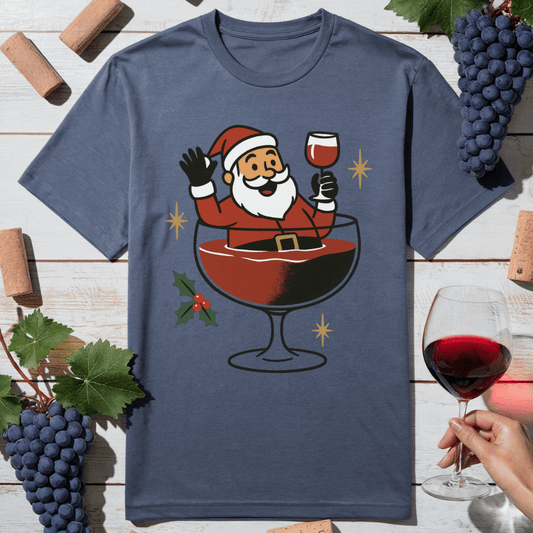 Santa Wine Bath T-Shirt