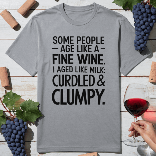 Curdled and Clumpy Aging T-Shirt