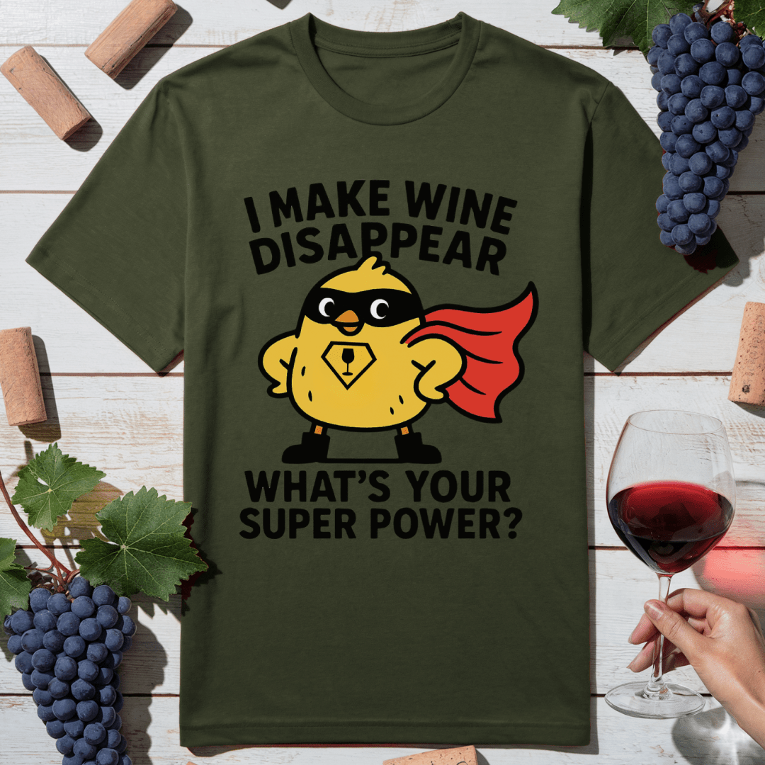 Wine Power Hero T-Shirt