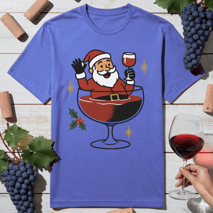 Santa Wine Bath T-Shirt