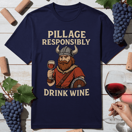 Pillage Drink Wine T-Shirt